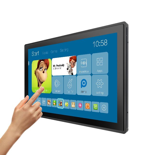 13.3 Дюйм емкостный сенсорный экран монитор Android 4+32 ГБ промышленного оптического сенсорного экрана монитор